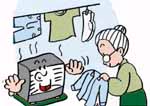 ストーブや電気こんろは、本来の使用目的以外には使わない