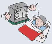 ストーブのそばで寝かせない