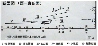 図4 断面図(西ー東断面)