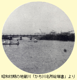 昭和初期の地蔵川