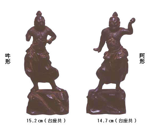 銅製仁王像