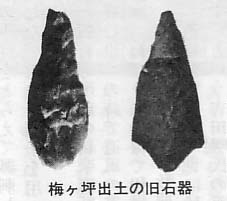 梅ヶ坪の石器