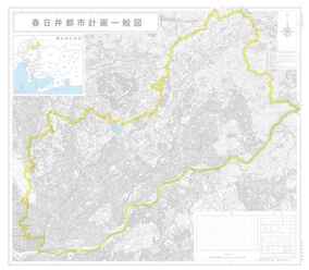 都市計画一般図(白図)