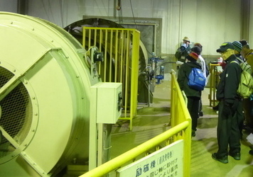玉野水力発電所見学