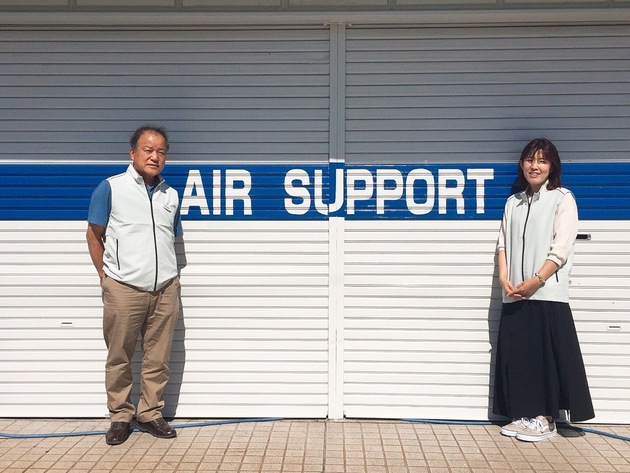 代表取締役の中野 秀喜さんと総務担当の蜂谷 裕子さん