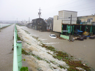 洪水による浸水