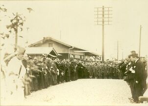 鳥居松駅開設式