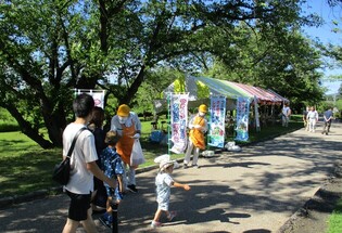 春日井市民納涼まつり啓発活動