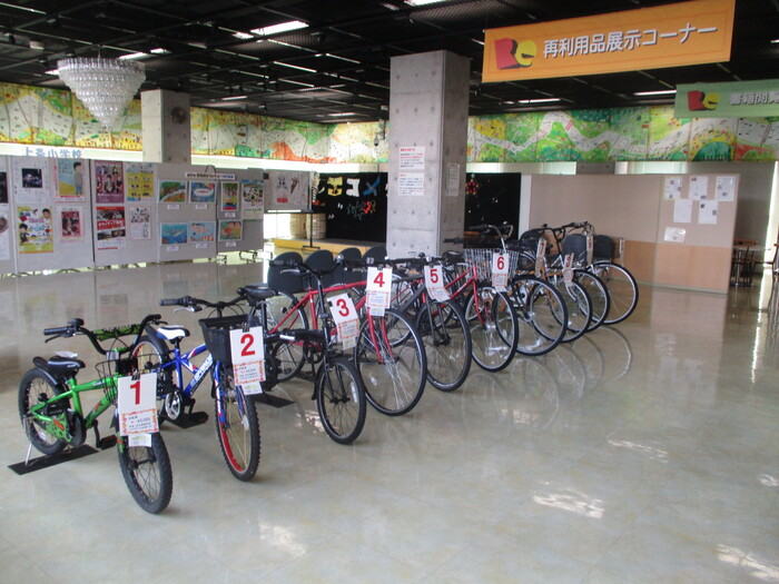 再利用品展示コーナー