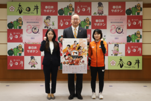 Tリーグ開催に伴う表敬訪問