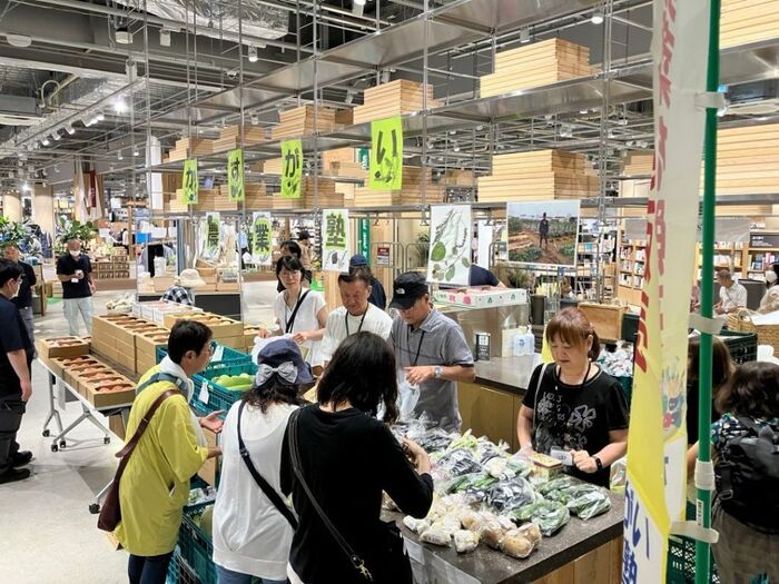 青空市、かすがい農業塾