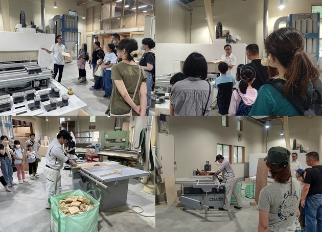 木工拠点見学