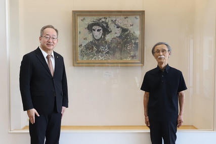 日本画作品の寄贈