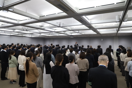 年末の交通安全運動に伴う訓示