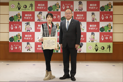 全日本バレエ・コンクール入賞に伴う表敬訪問