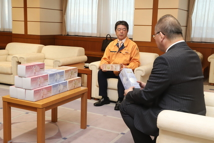 歓談中