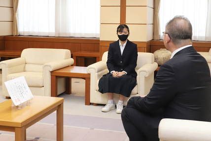 歓談写真